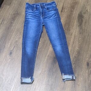 American Eagle Outfitters Dark Blue Slim Jeggings